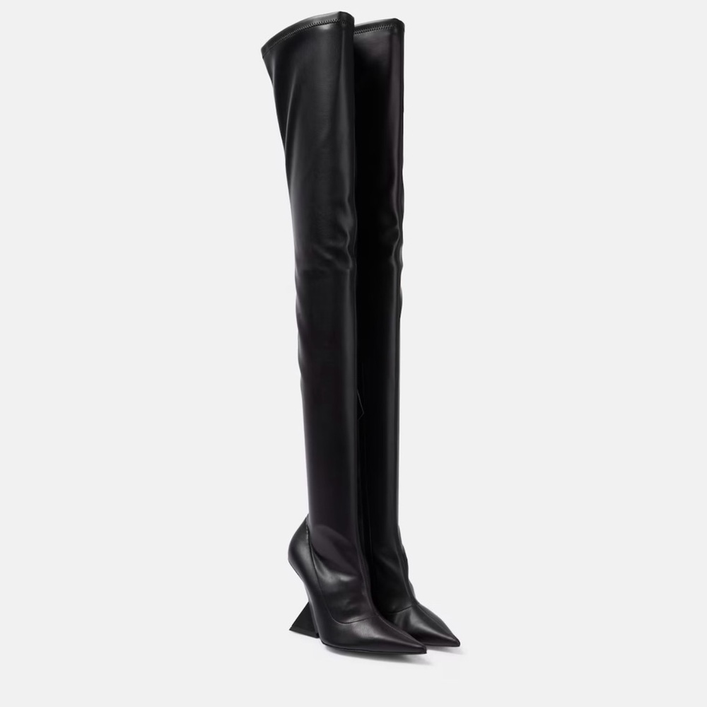 THE ATTICO
Cheope leather over-the-knee boots
Size 40